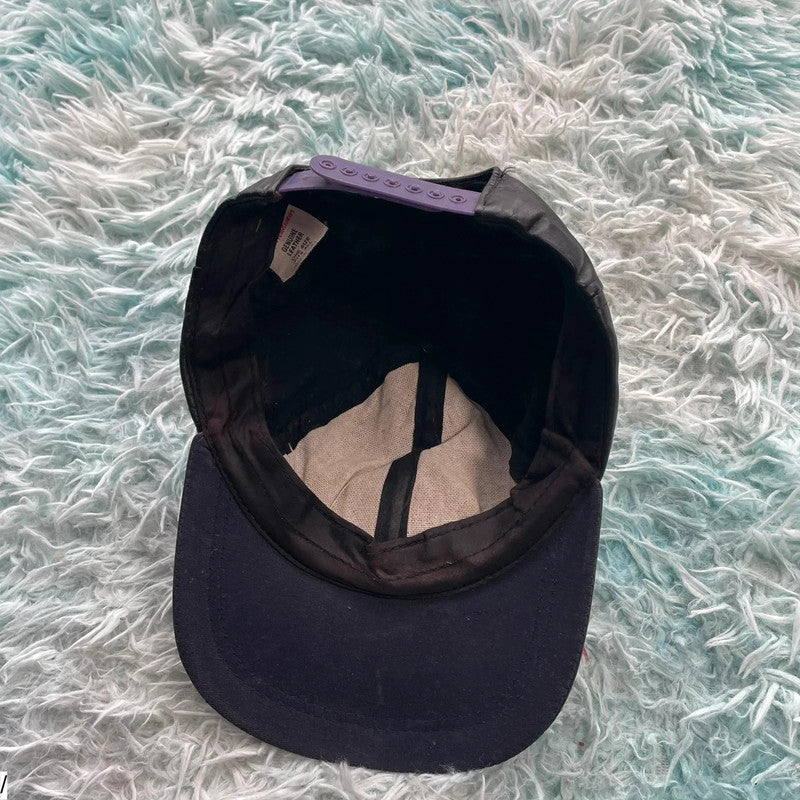 Vintage 90s Leather Africa Cap