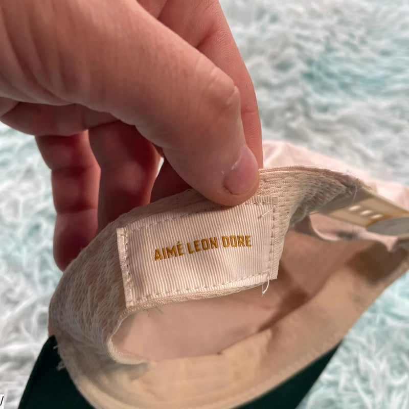 Beige & Green Aime Leon Dore Cap