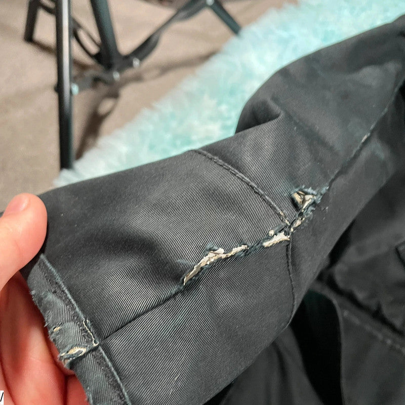 Black Hackett Arctic Parka Coat Jacket - Medium