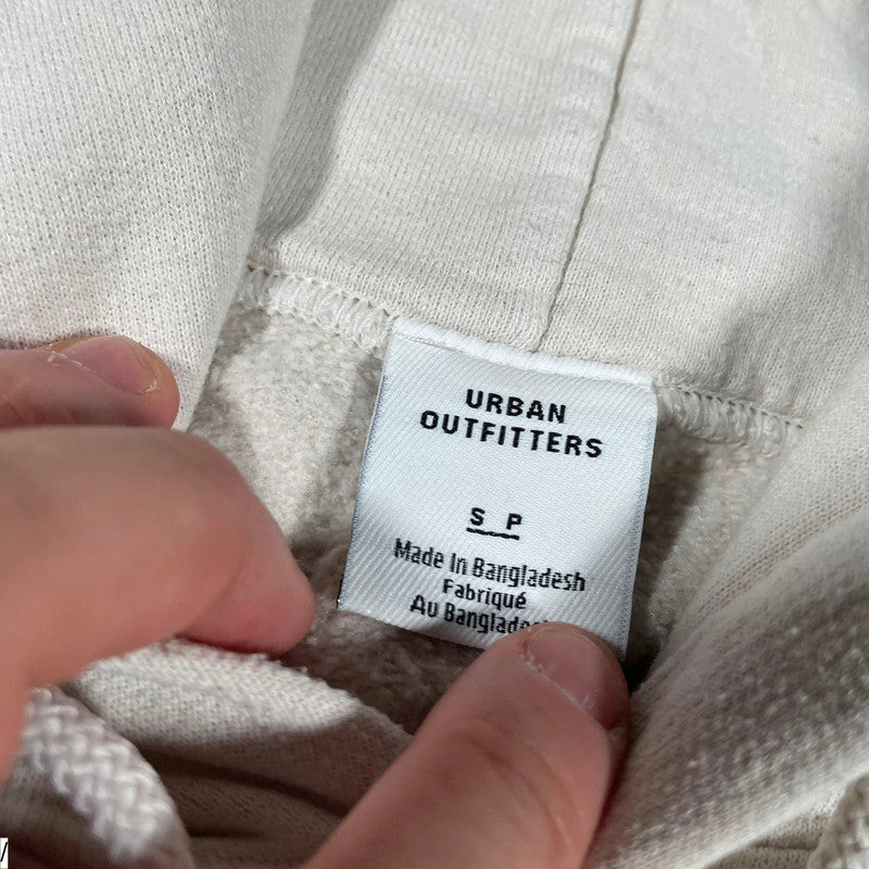 Cream White Urban Outfitters Graphic Hoodie - Small