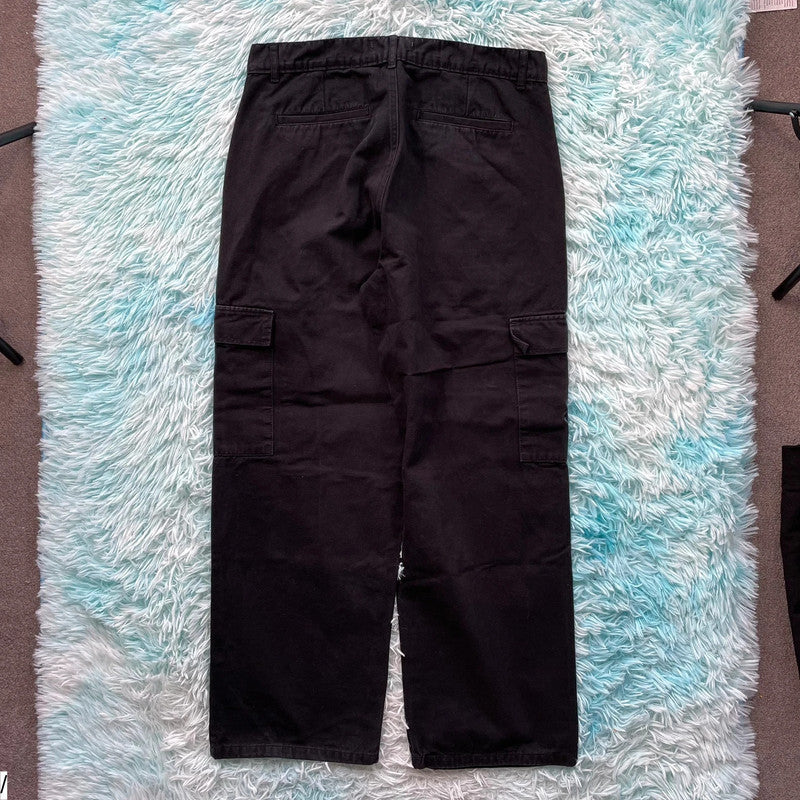 Black Yardsale Cargo Trousers - Medium