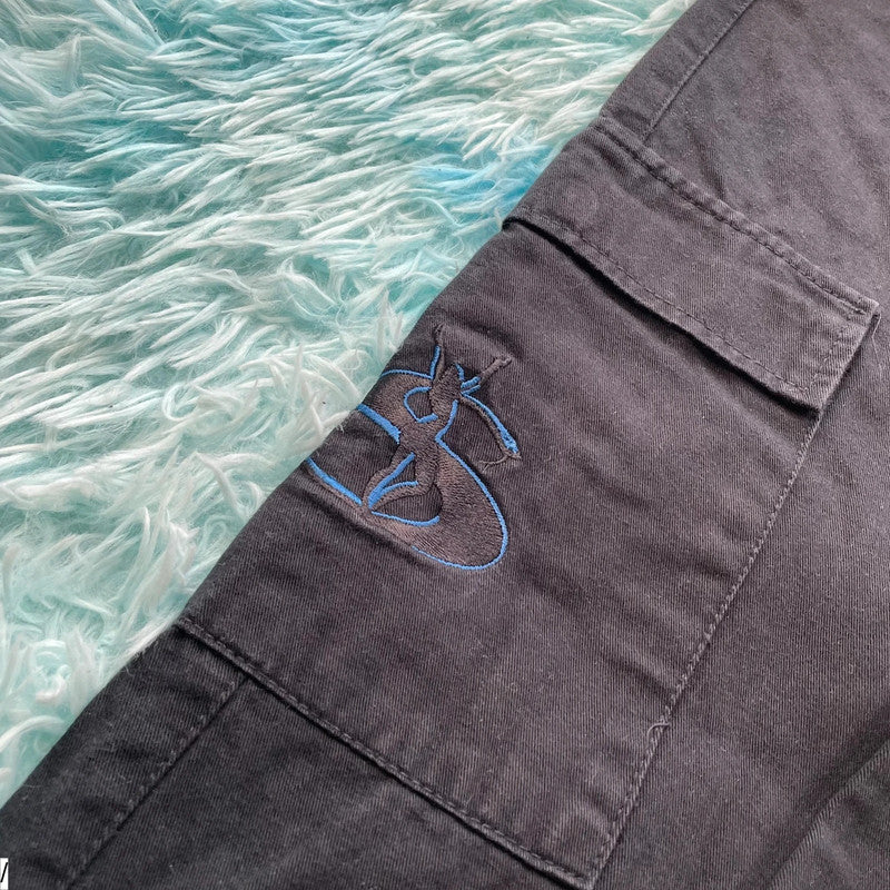 Black Yardsale Cargo Trousers - Medium