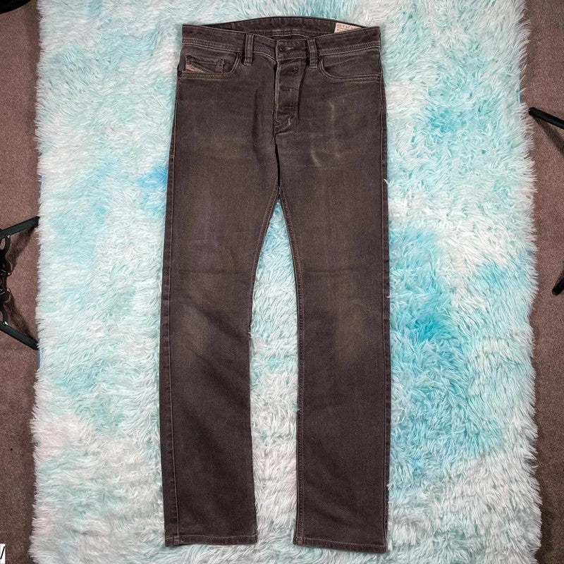 Dark Grey Diesel Jeans Safado Slim Straight Leg - 29W 32L