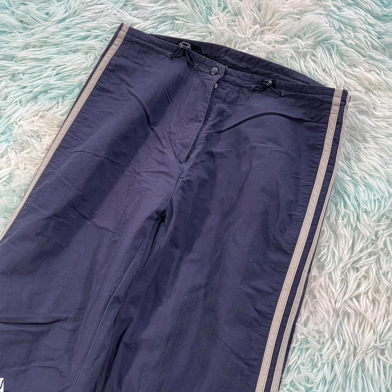 Vintage 90s Navy Adidas Tracksuit Bottoms - Size 10