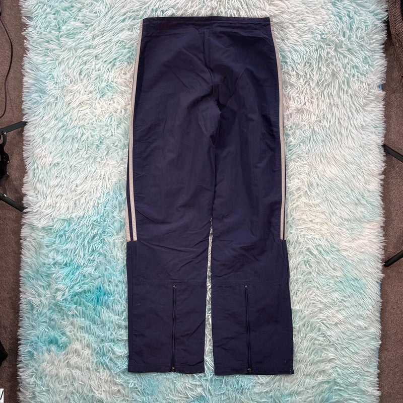 Vintage 90s Navy Adidas Tracksuit Bottoms - Size 10