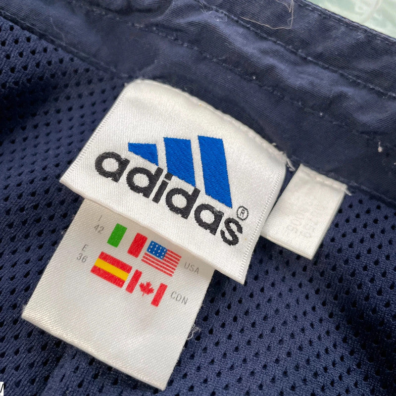 Vintage 90s Navy Adidas Tracksuit Bottoms - Size 10