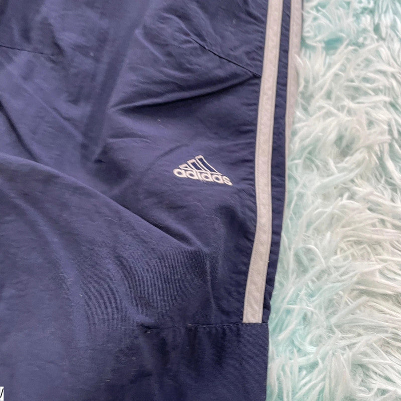 Vintage 90s Navy Adidas Tracksuit Bottoms - Size 10