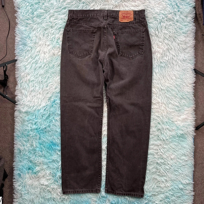 Vintage Dark Grey Levi’s Jeans 505 Straight Loose - W36 L30
