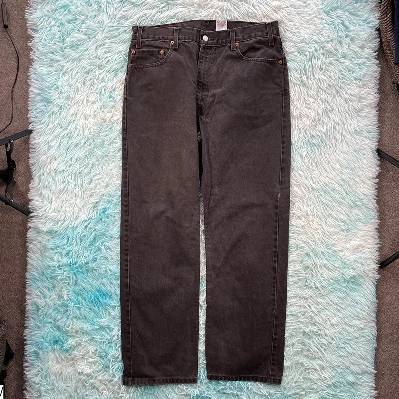 Vintage Dark Grey Levi’s Jeans 505 Straight Loose - W36 L30
