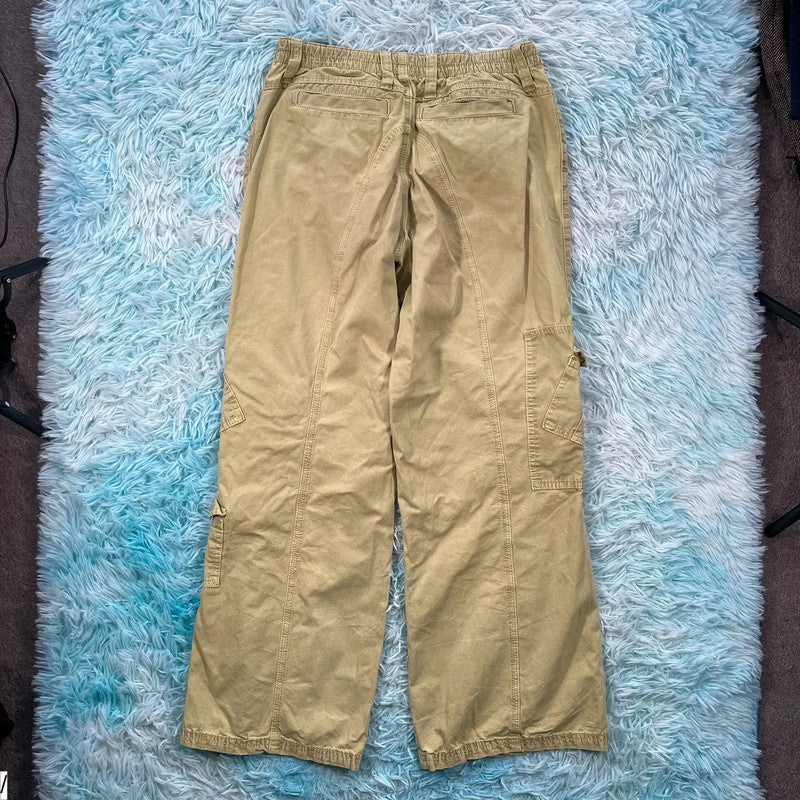 Olive Green BDG Urban Outfitters Cargo Y2K Trousers - Medium