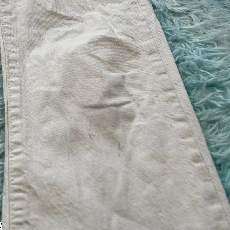 Vintage 90s White Levi’s 501 Jeans Straight Leg - W28 L32