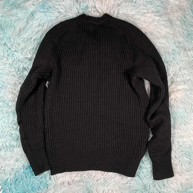Black Rag & Bone Chunky Knitted Jumper - Small