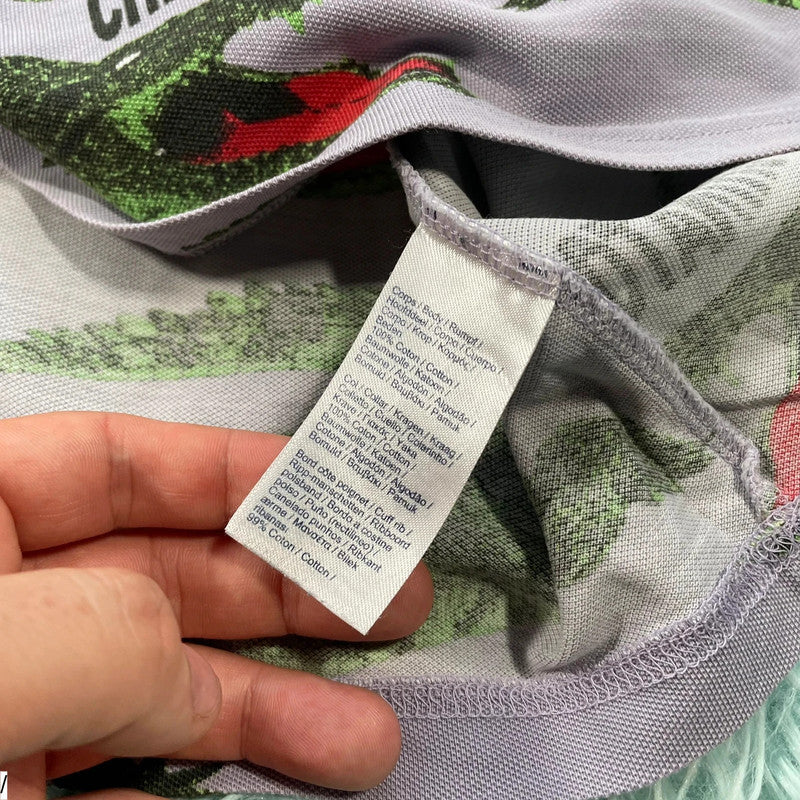 Lilac Purple Lacoste Chinatown Market Polo Shirt - Large