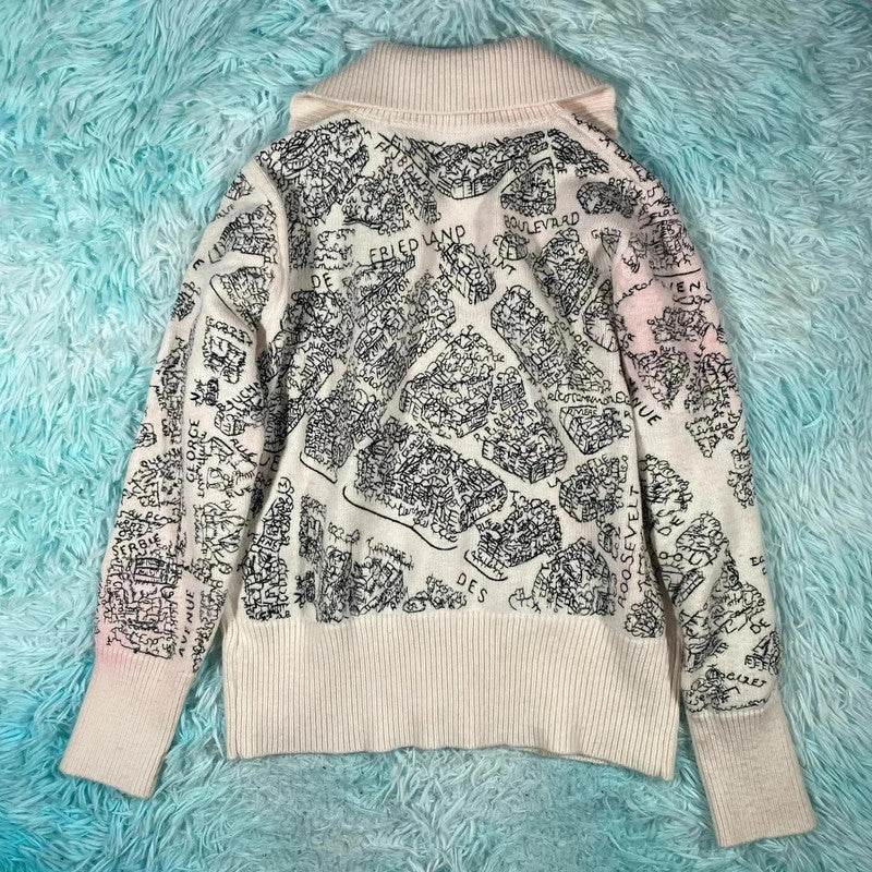 Vintage Christian Dior Alpine Knitted Jumper - Large