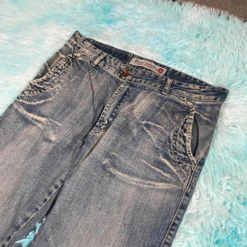 Vintage 00s Y2K Diesel Jeans Straight Leg - 34W 34L