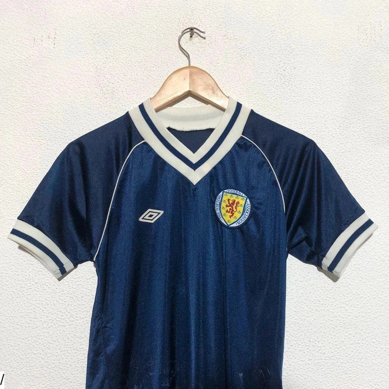 Original 1982 Scotland Vintage Shirt Umbro Alan Hansen - Small
