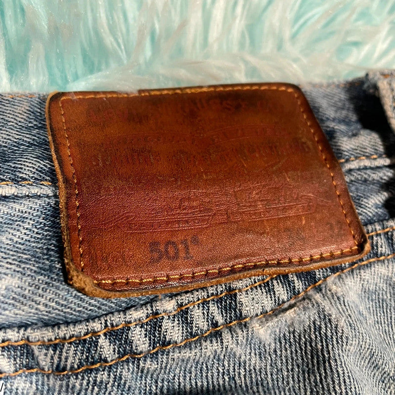 Blue Levi’s 501 Jeans Straight leg - 34W 32L
