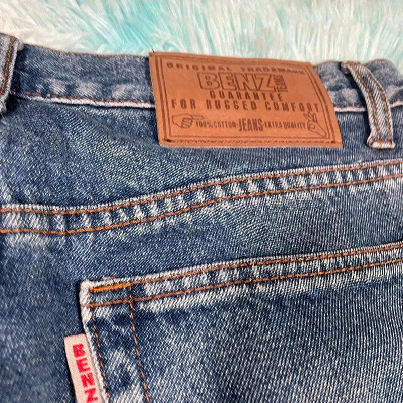 Vintage Benz Jeans Straight Taper - 34W 32L