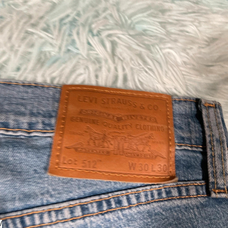 Blue Levi’s Jeans 512 Slim Fit - 30W 30L