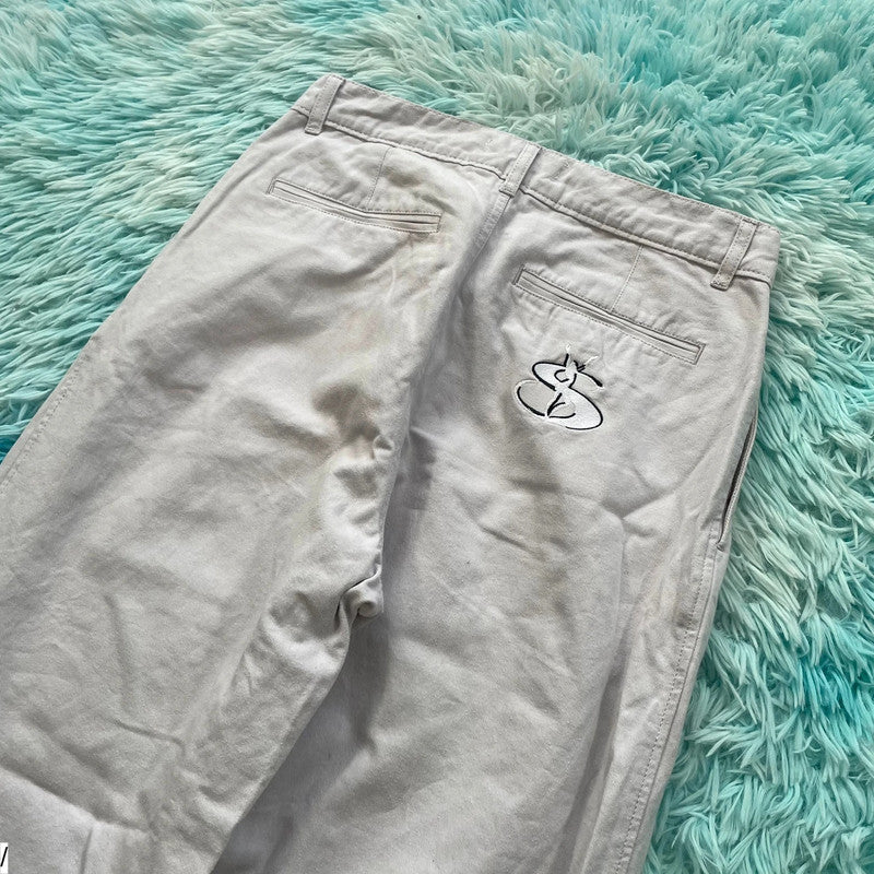 White Yardsale Skate Trousers - Small