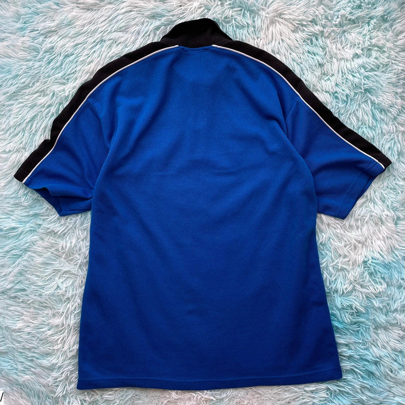Vintage Blue Oakley Software Polo Shirt - XL