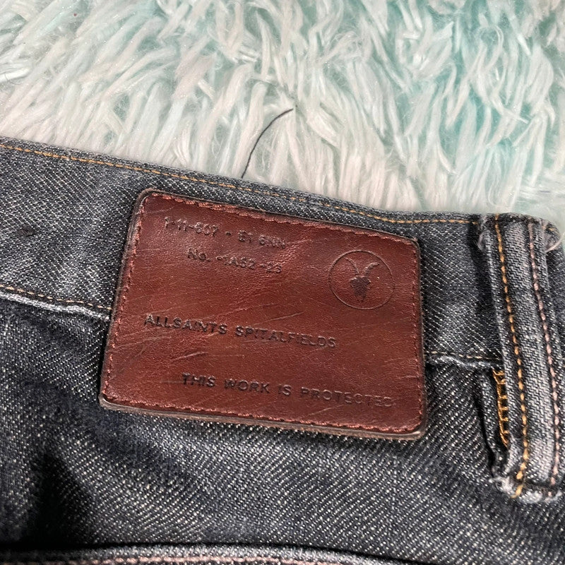 Navy AllSaints Jeans Tapered - W36