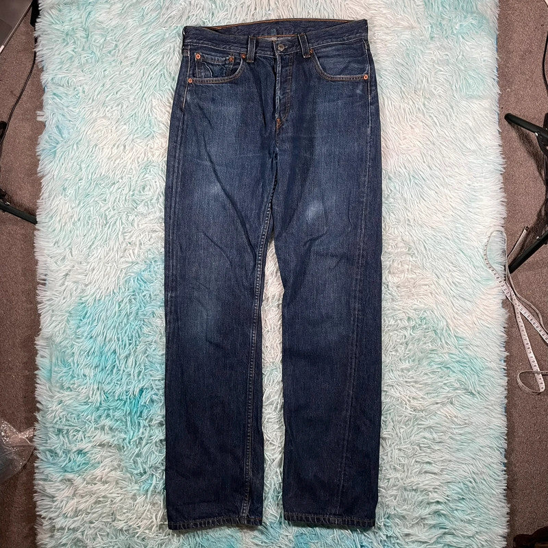 Blue Levi’s Jeans 501 Jeans Straight Leg - W32 L34