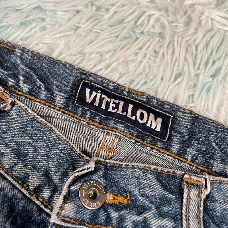 Vintage 90s Vitellom Baggy Jeans Straight Leg - W34 L32
