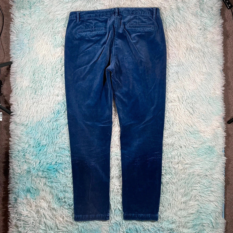 Blue Velvet Massimo Alba Trousers - 34W 32L