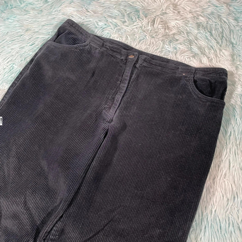 Black Orvis Corduroy Trousers - Size 14