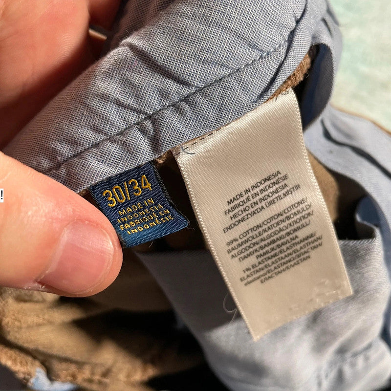 Brown Polo Ralph Lauren Corduroy Trousers - 30W 34L