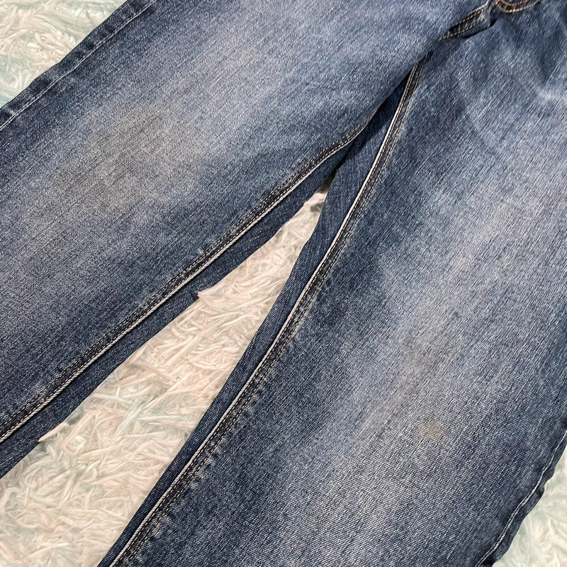 Blue M&S Jeans Selvedge Tapered - W36 L31