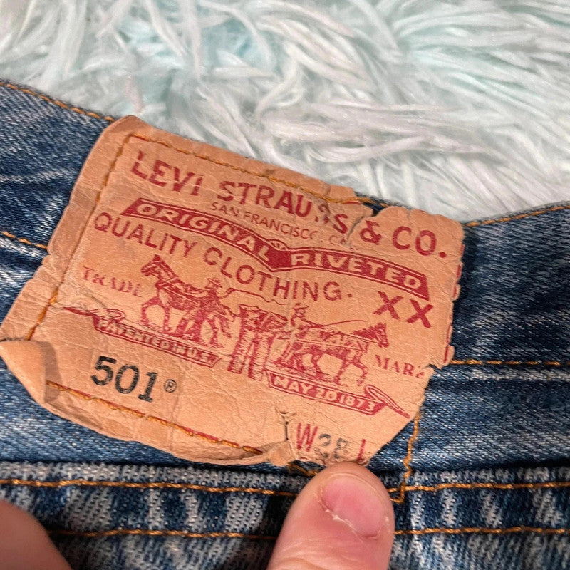 Vintage Levi’s Jeans 501 Straight Leg - 28W 32L