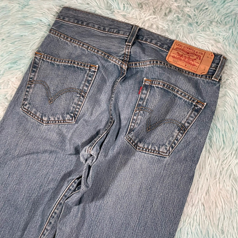 Vintage Blue Levi’s 501 Jeans Straight Leg - W33 L32