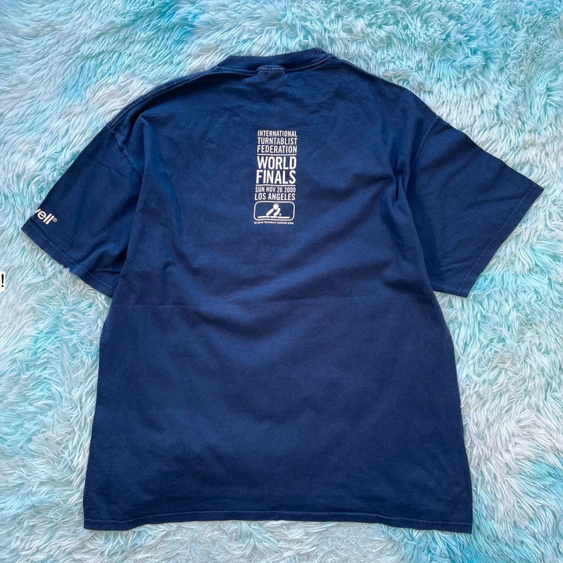 Vintage 2000 International Turntablist Federation T Shirt - XL