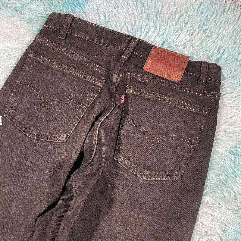 Vintage 90s Black Levi’s Jeans 555 Straight Leg - W32 L36