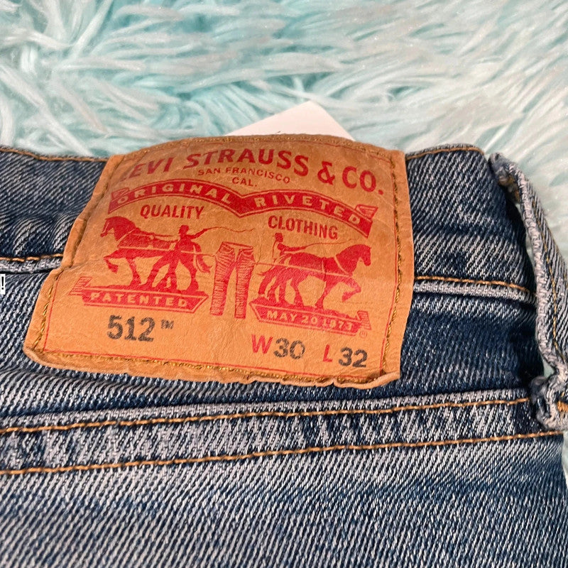 Blue Levi’s Jeans 512 Slim Fit - W30 L32