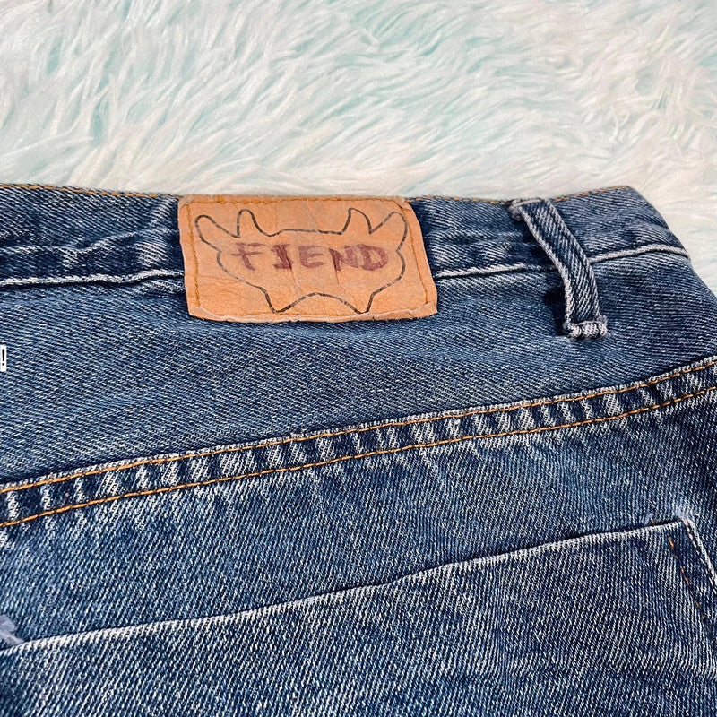 Vintage Baggy Carpenter Jean Shorts Jorts - 50W