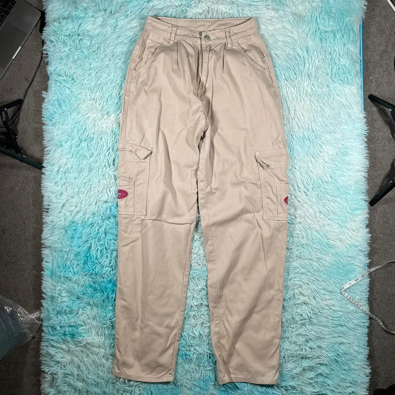 Beige Baggy Skater Jeans - 28W 30L