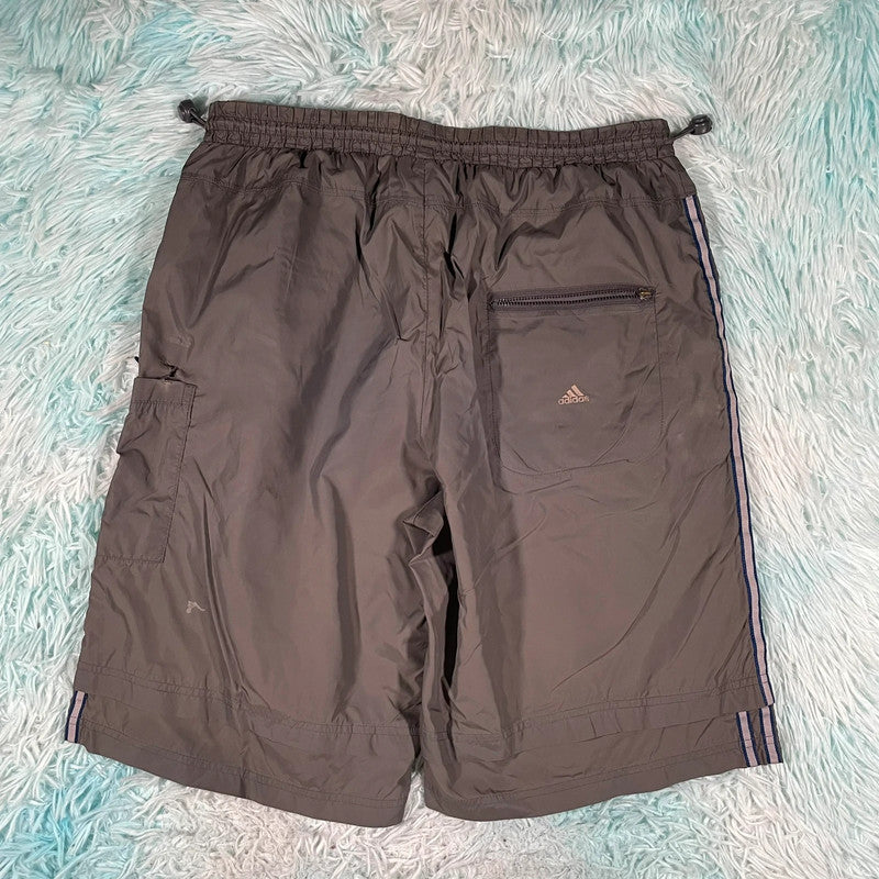 Vintage 90s Grey Adidas Shorts - Medium