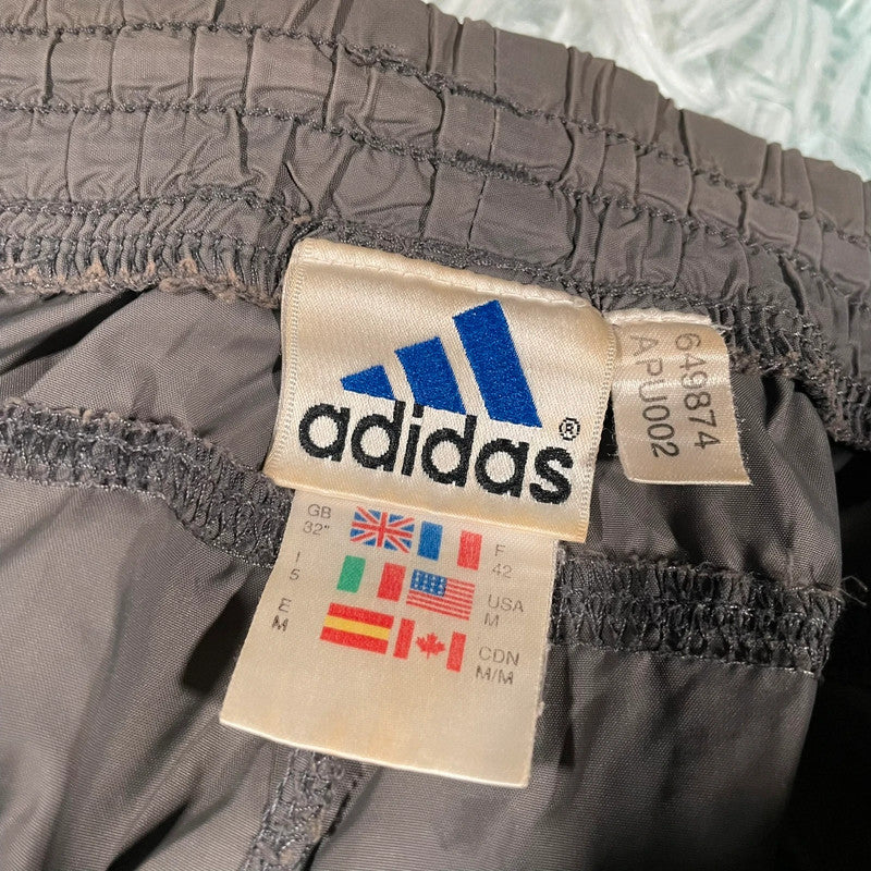 Vintage 90s Grey Adidas Shorts - Medium