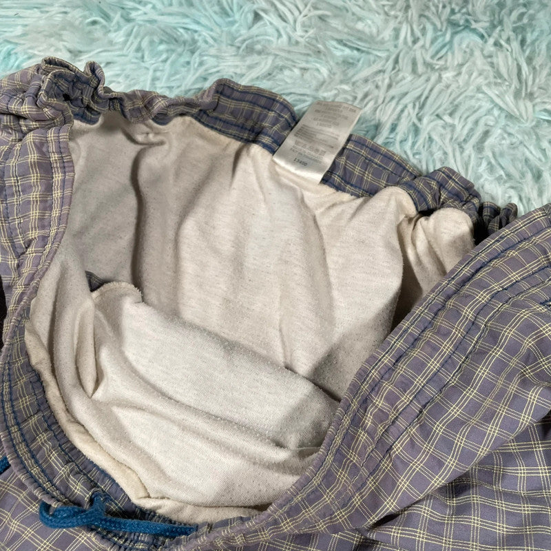 Vintage 90s Adidas Checked Shorts - Medium