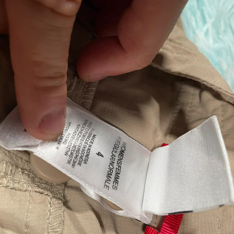 Beige The North Face Hiking Bottoms - Size 4