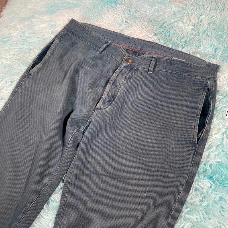 Blue Massimo Alba Trousers - 36W 54