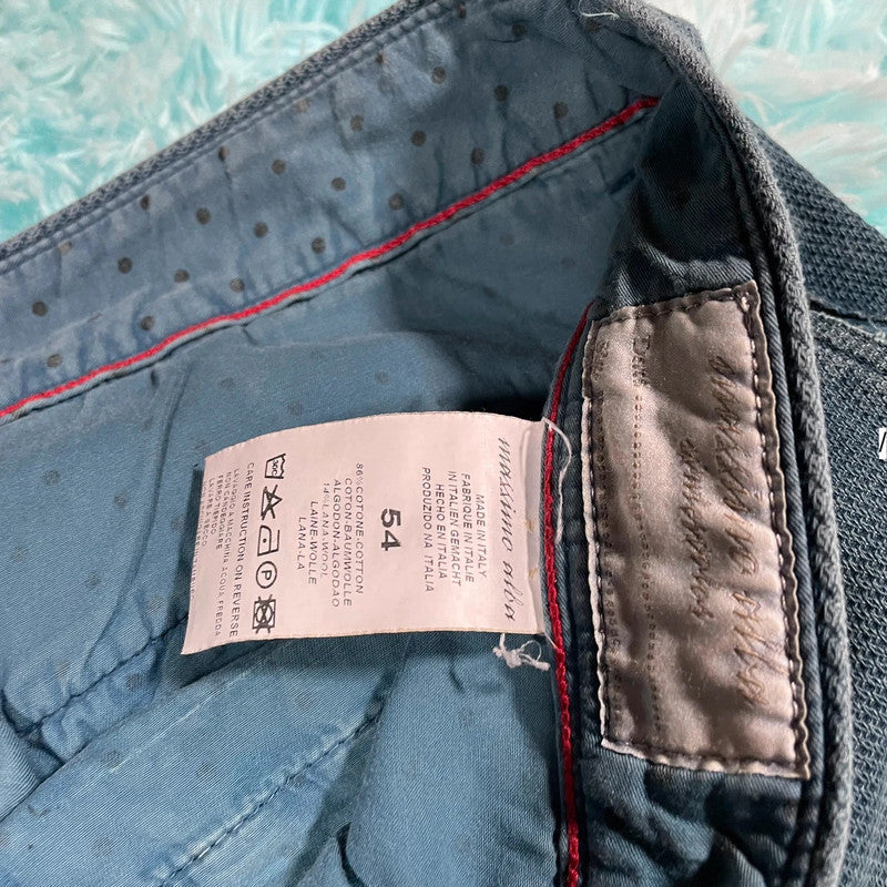 Blue Massimo Alba Trousers - 36W 54