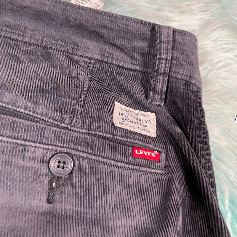 Grey Levi’s Corduroy Trousers - 30W 34L