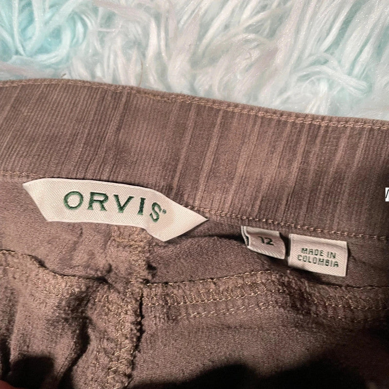Brown Orvis Corduroy Trousers - Size 12