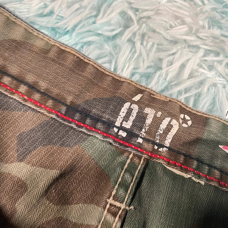 Vintage Y2K Eto Jeans Army Camo Pattern - 34W 32L
