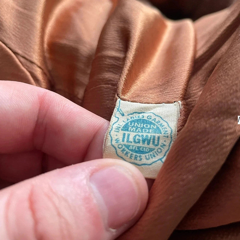 Vintage 1960s Brown Fur Trimmed Longcoat Bettijean