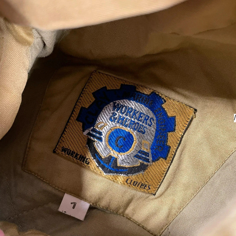 Vintage 90s Khaki Marine Bomber Jacket - Small